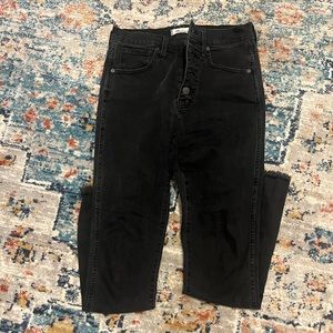 Madewell high waist black skinny jeans